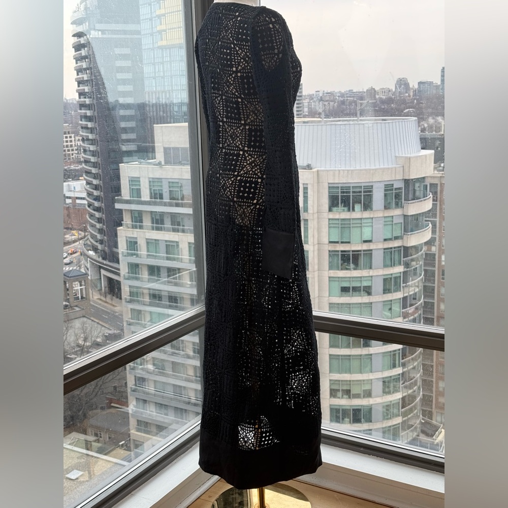 🆕 SIR THE LABEL 🧿 NWOT Rayure Long Sleeve Crochet Maxi Dress, Sz 1 US 4 - Picture 6 of 17